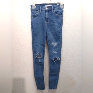 Levi's 720 high rise super skinny jeans